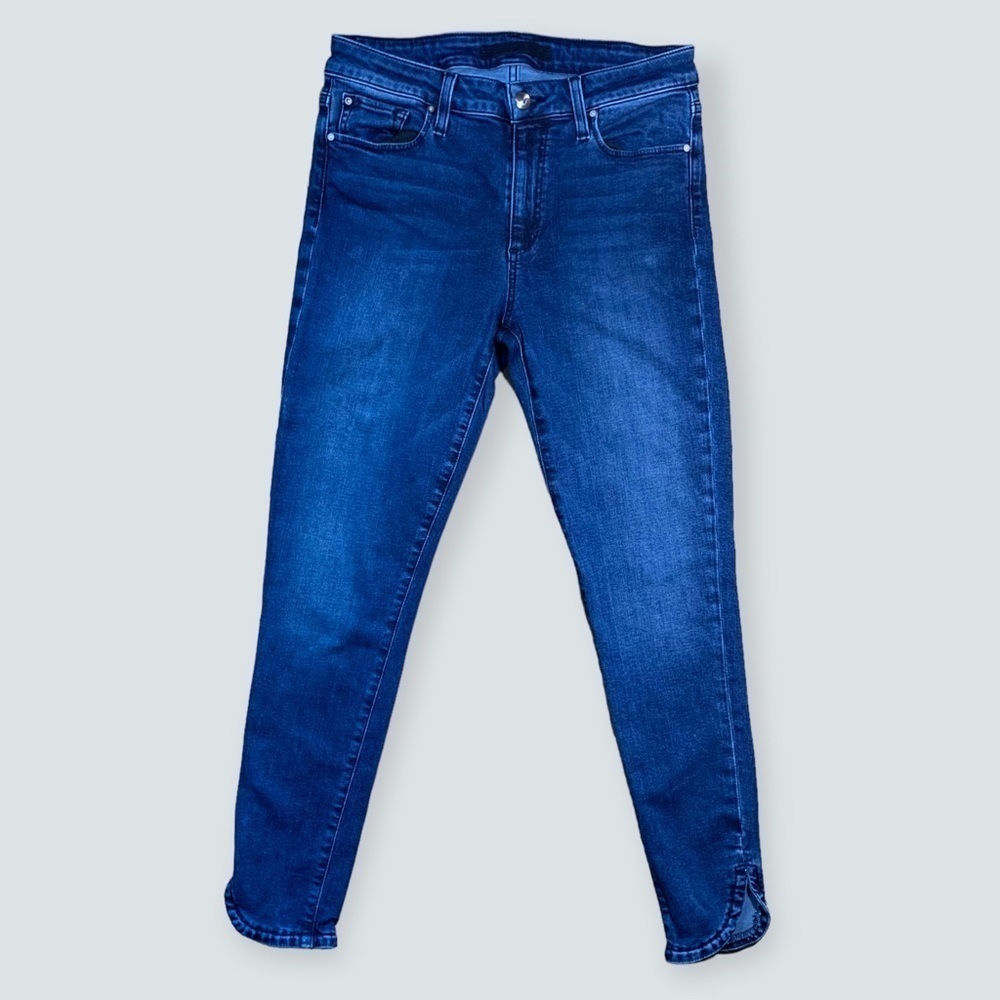 Joe's Jeans Dark Blue Ankle Crop Skinny Jeans